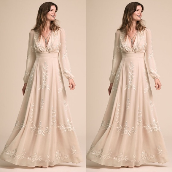 BHLDN Dresses & Skirts - BHLDN Belize Embroidered Dress
